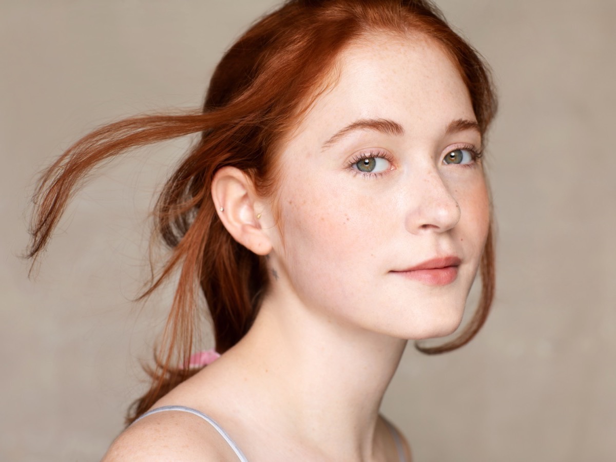 Professionally retouched studio headshot